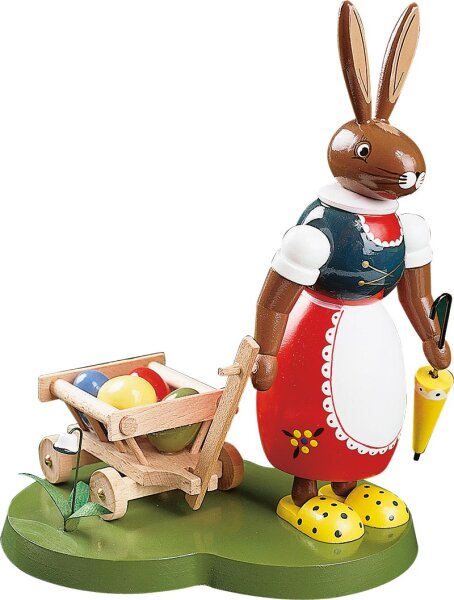 Richard Glässer - Hase mit Handwagen