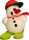 Seiffener Volkskunst eG - Kugelräucherfigur klein Cool Man mit Ski & Base Cap 9 cm