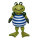 Drechslerei Martin - Badefrosch Berta im blauen Badeanzug