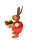 Drechslerei Martin - Hase mit Osternest rot