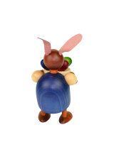 Drechslerei Martin - Hase mit Osternest blau