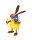 Drechslerei Martin - Hase mit Pinsel und Ei gelb