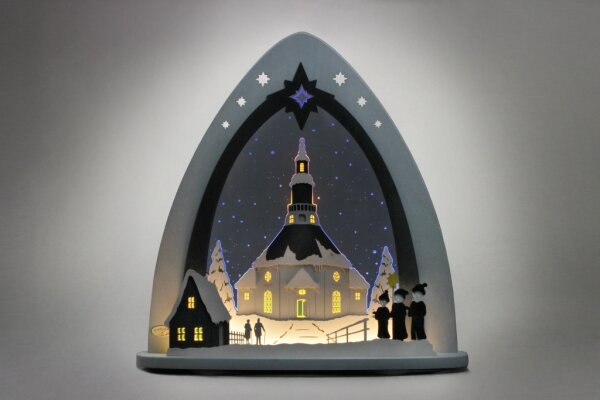 Weigla - Lichterspitze LED "Seiffener Kirche"