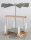 Luma - Pyramide "DUO" ESCHE/ALUMINIUM unbestückt