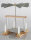 Luma - Pyramide "DUO" ESCHE/ALUMINIUM unbestückt