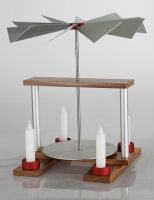 Luma - Pyramide "DUO" RÜSTER/ALUMINIUM unbestückt