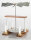 Luma - Pyramide "DUO" RÜSTER/ALUMINIUM unbestückt