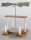 Luma - Pyramide "DUO" RÜSTER/ALUMINIUM unbestückt