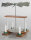 Luma - Pyramide "DUO" RÜSTER/ALUMINIUM unbestückt