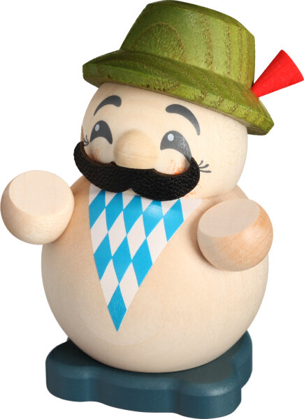 Seiffener Volkskunst eG - Kugelräucherfigur klein Bayer 9 cm