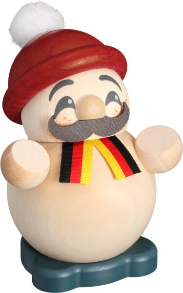 Seiffener Volkskunst eG - Kugelräucherfigur klein Deutscher Typ 9 cm