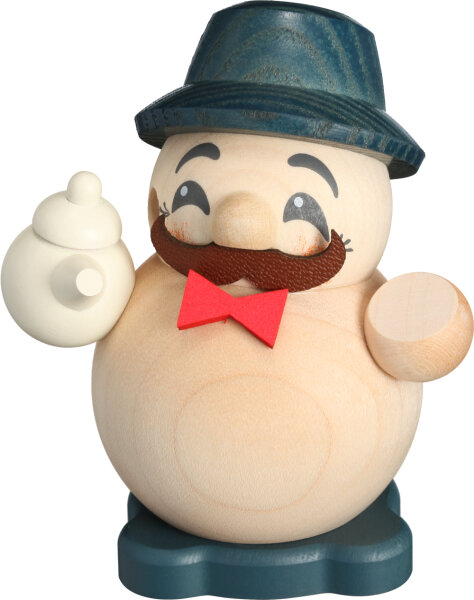 Seiffener Volkskunst eG - Kugelräucherfigur klein Kaffee Opa 9 cm