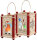 Seiffener Volkskunst eG - Erzgebirgische Laterne Weihnachtsmann und Schneemann mit LED Licht 14 cm