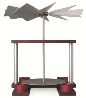 Günter Reichel - Pyramide LUMA, nussbaumfarben,...