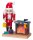 KWO - Nussknacker Weihnachtsmann mit Kamin