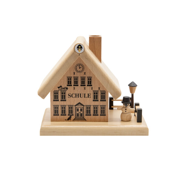 Spielwarenmacher Günther - Räucherhaus Schule 12 cm