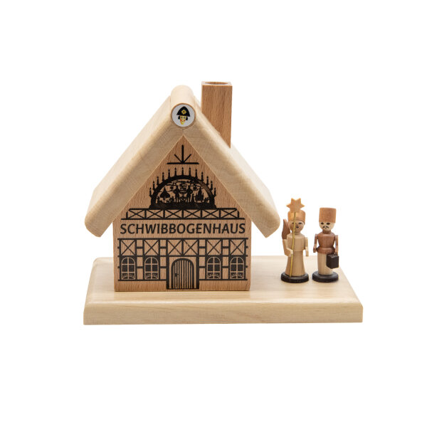 Spielwarenmacher Günther - Räucherhaus Schwibbogenhaus 12 cm