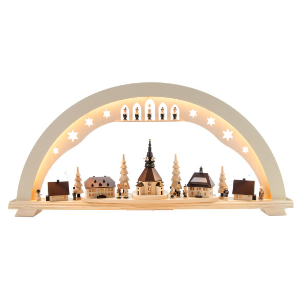 Spielwarenmacher Günther - LED Lichterbogen groß Seiffener Christmette 35 cm