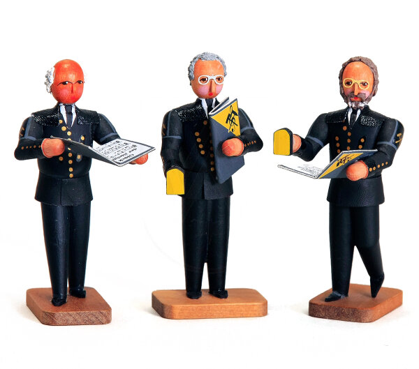 Walter Werner - Freiberger Bergsänger, 1. Tenor, 3 Figuren