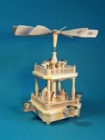 Richard Glässer - Pyramide Christi Geburt natur,...
