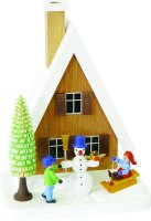 Richard Glässer - Rauchhaus mit Schneemann