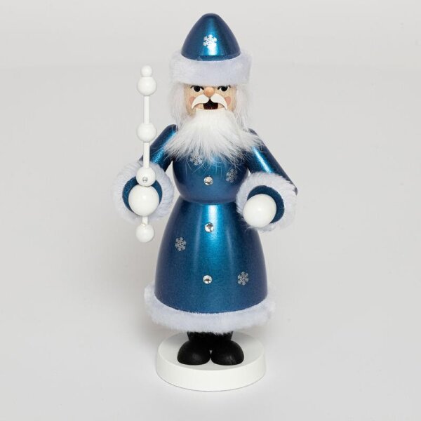 Richard Glässer - Räuchermann Väterchen Frost metallicblau