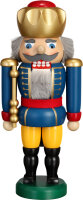Seiffener Volkskunst eG - Nussknacker König blau 25 cm