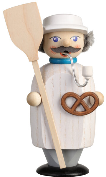 Seiffener Volkskunst eG - Räuchermännchen Bäcker 14 cm
