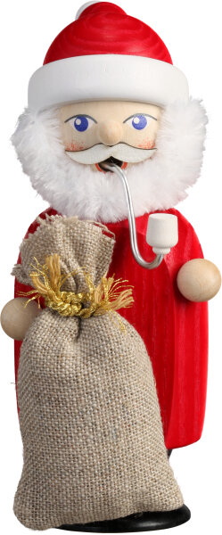Seiffener Volkskunst eG - Räuchermännchen Weihnachtsmann 14 cm
