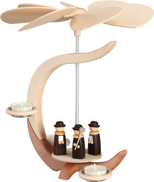 Seiffener Volkskunst eG - Pyramide C-Form Weihnachtssänger 30 cm