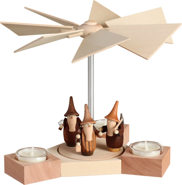 Seiffener Volkskunst eG - Pyramide Hexagonum Gnome 20 cm