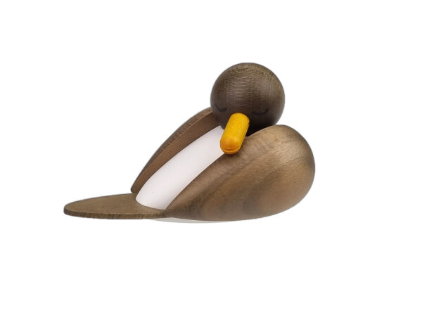 Drechslerei Martin - Möwe schlafend klein, grau