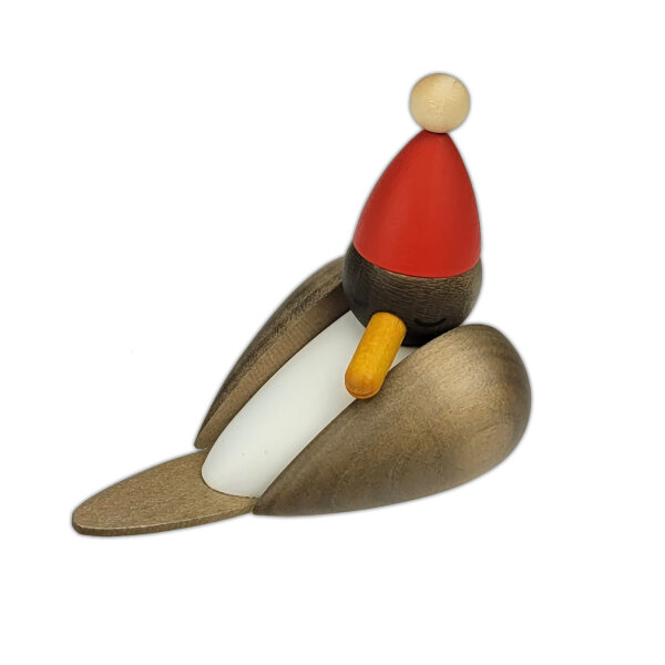 Drechslerei Martin - Weihnachtsmöwe schlafend klein, grau