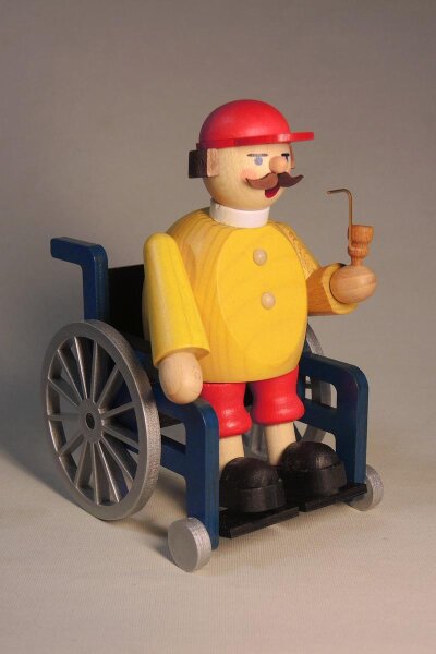 Richard Glässer - Räuchermännchen Rollstuhlfahrer