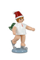 Ellmann - Weihnachtsengel mit Schlittschuh stehend mit...