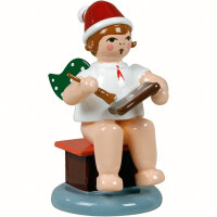 Ellmann - Weihnachtsengel sitzend mit Pfefferkuchen mit...