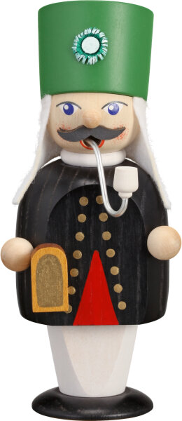 Seiffener Volkskunst eG - Räuchermännchen Bergmann mit Grubenlicht 15 cm