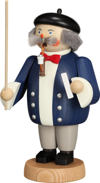 Seiffener Volkskunst eG - Räuchermännchen Lehrer 19 cm
