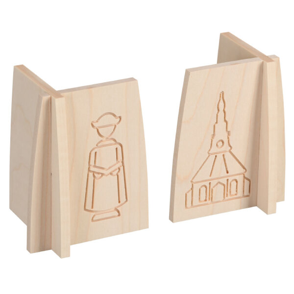 Frank Weber - Schwibbogenunterbau Kurrende & Seiffener Kiche 11.5 cm