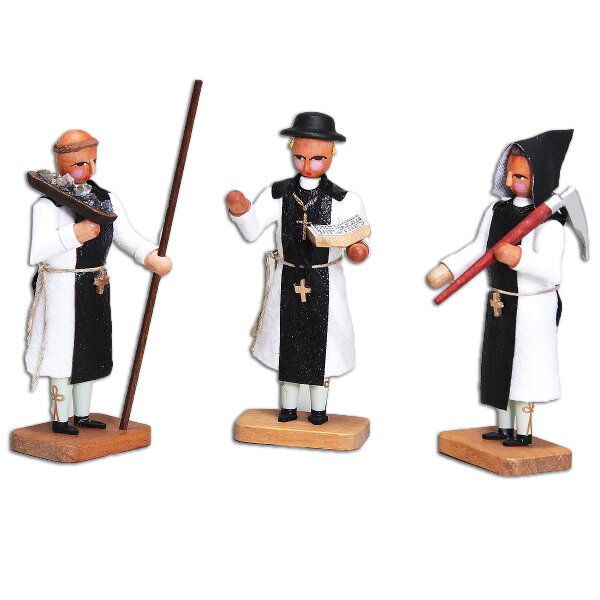 Walter Werner - Zisterzienser Mönche -3 Figuren