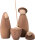 Rauta Edition FG - Heilige Familie gebeizt vierteilig - modernes Design 20 cm