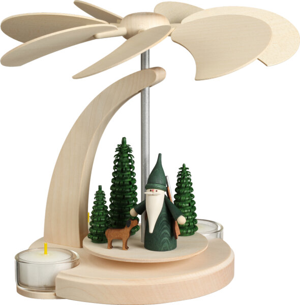 Seiffener Volkskunst eG - Bogenpyramide klein Jägerwichtel 18 cm