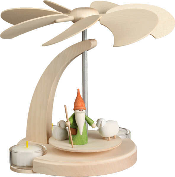 Seiffener Volkskunst eG - Bogenpyramide klein Schäferwichtel 18 cm