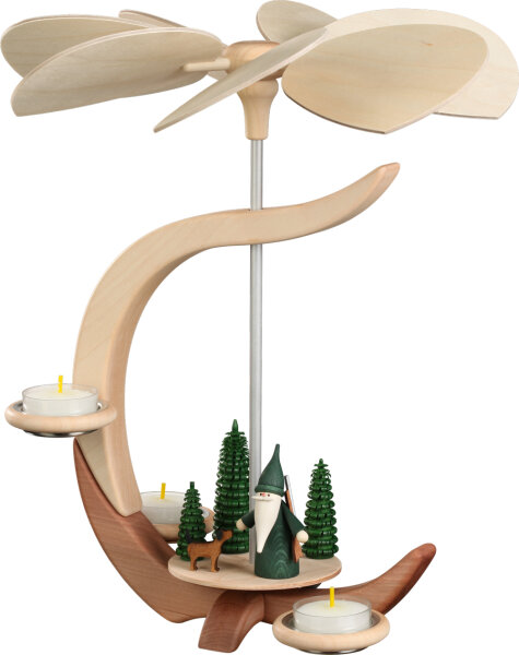 Seiffener Volkskunst eG - Pyramide C Form Jägerwichtel 30 cm