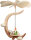 Seiffener Volkskunst eG - Pyramide C Form Schäferwichtel 30 cm