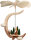 Seiffener Volkskunst eG - Pyramide C Form Waldarbeiterwichtel 30 cm