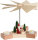 Seiffener Volkskunst eG - Pyramide Hexagonum Weihnachtswichtel mit Schlitten 20 cm