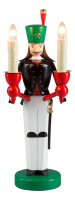 Richard Glässer - Lichterengel und Bergmann elektrisch beleuchtet, 26cm