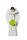 KWO - moderner Engel mit Kleeblatt, 11 cm