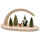 Seiffener Volkskunst eG - Lichterbogen natur LED beleuchtet Jägerwichtel 13 cm